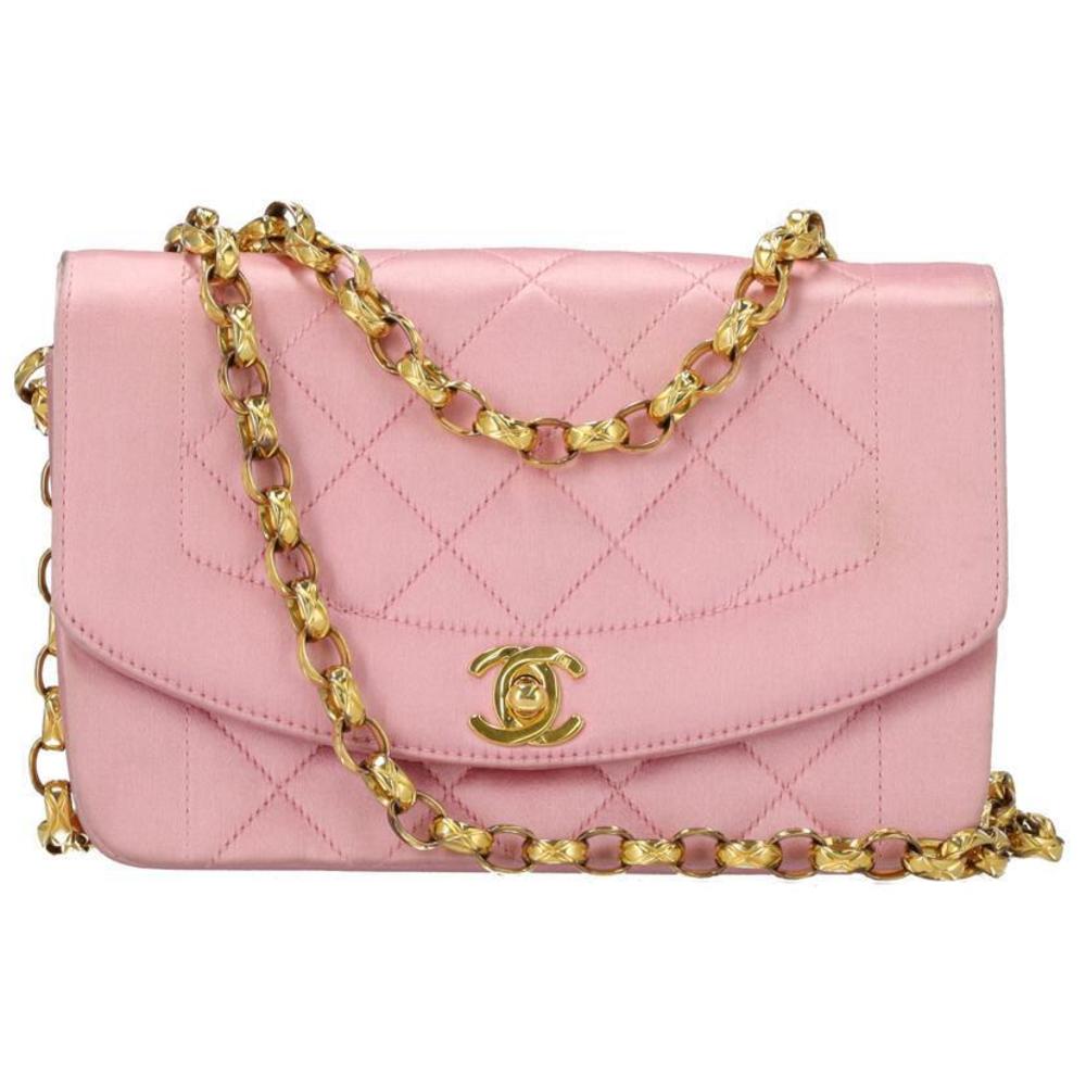 Chanel Satin Single Flap Chain Shoulder Bag Black
